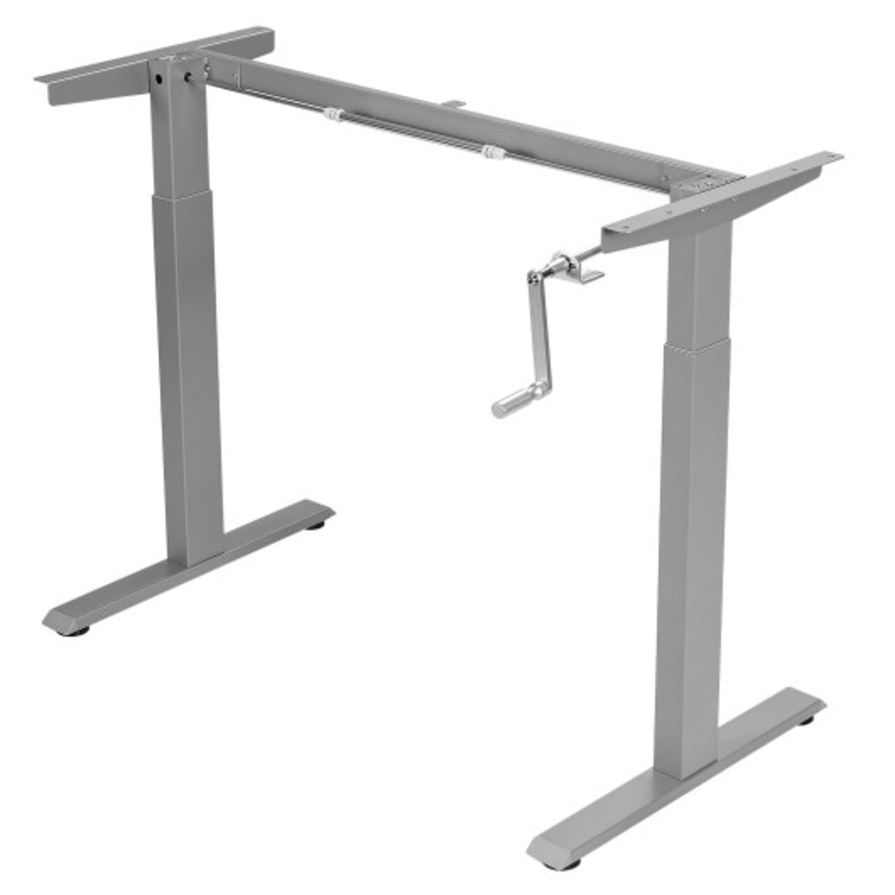 Manual Hand Crank Standing Desk Frame Sit to Stand Adjustable Base